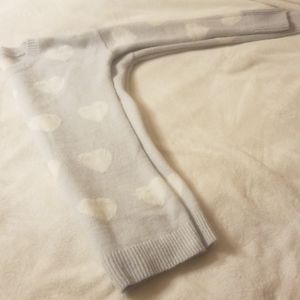 Cute gray Heart sweater